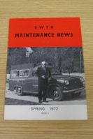 SWTR Maintenance News - Issue 4 - Sprint 1972.