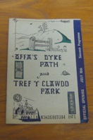 Offa's Dyke Path and Tref y Clawdd Park: Official Opening Souvenir Programme - Knighton July 10th 1971.