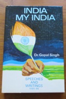 India My India: Speeces and Writings 1985-86.