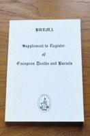 Burma: Supplement to Register of European Deaths and Burials.