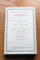 The Place-Names of Norfolk: Part One - The Place-Names of the City of Norwich.