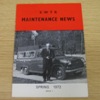 SWTR Maintenance News - Issue 4 - Sprint 1972.