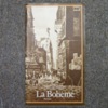 La Boheme: Programme.