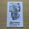 Lister Pumps for Household and Estate Duties.