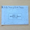 Index to Bristol Wills 1793-1858.