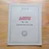 Ward No 2A Capstan Lathe (Edition 49 Section No 1B).