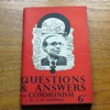 Questions and Answers on Communism.